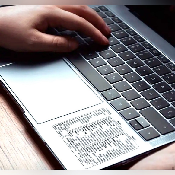 Transparent Word & Excel Keyboard Shortcut sticker Guide - Picture 4 of 4